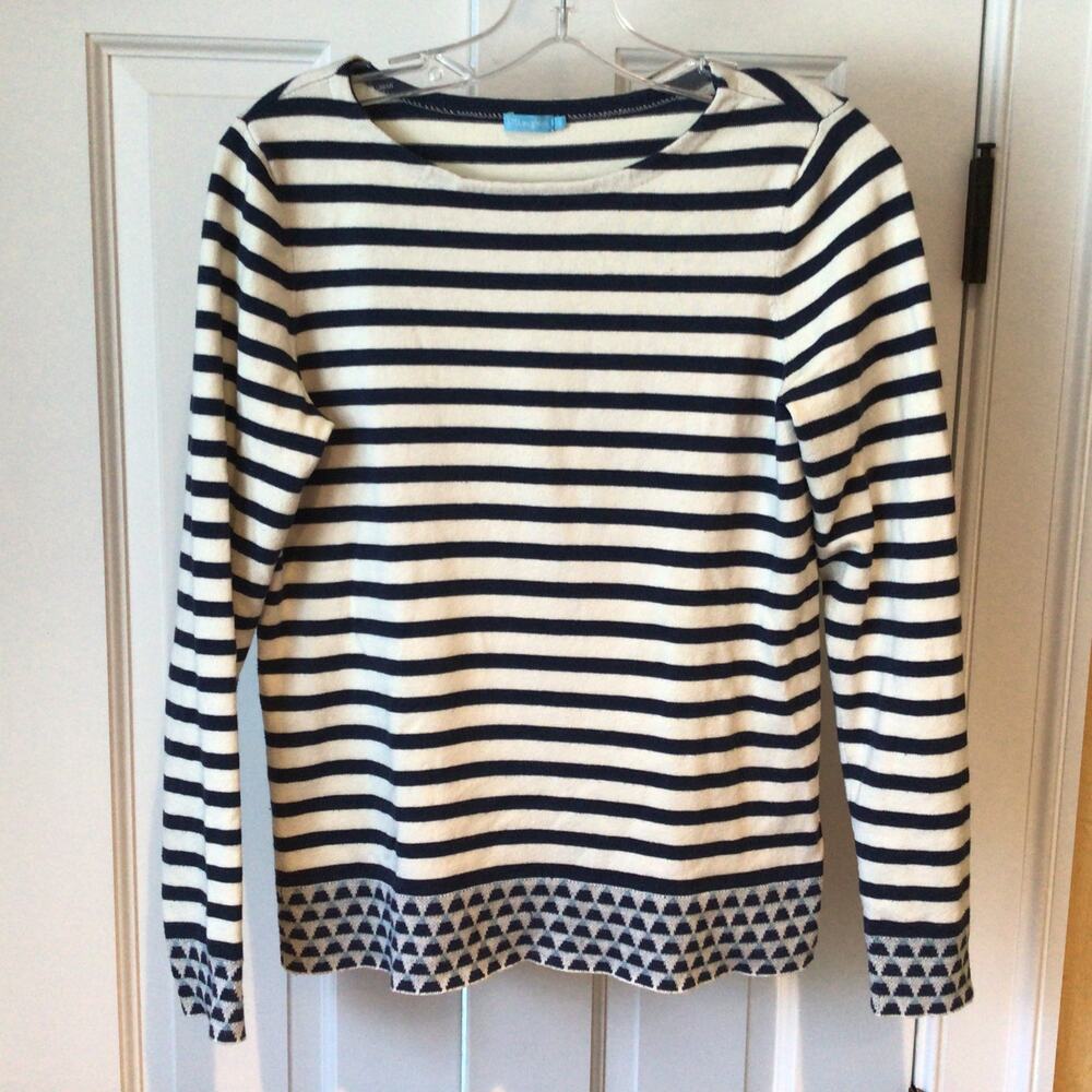 J. McLaughlin Cotton Blend Sweater Sz S